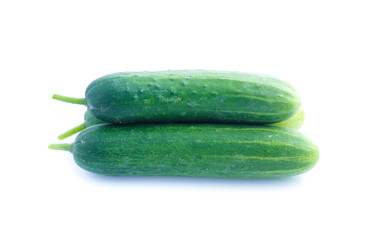 Cucumber  isolated on white background