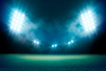stadium in lights 3D rendering. © Kalawin