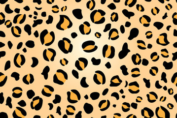 Fototapeta na wymiar Seamless beautiful animal pattern leopard print