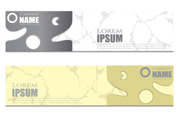 Obraz premium collection of modern abstract banners with luxurious marble textures. design templates for web, landing pages, backgrounds, vector elements