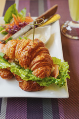 Morning croissant