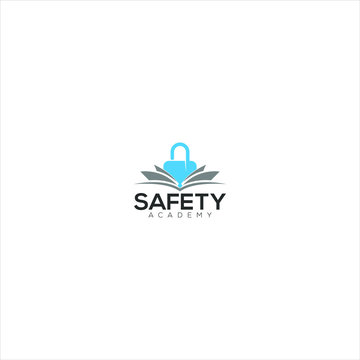 safety academy logo design concept
