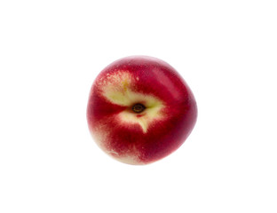 nectarines isolated on white background