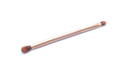 make-up brushes isolated on white background