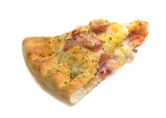 Pizza  puff isolated on a white background