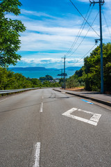 Slope leading to the sea