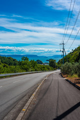 Slope leading to the sea