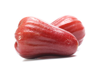 Rose apple isolated on white background