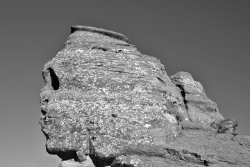 The sphinx from the Bucegi mountains