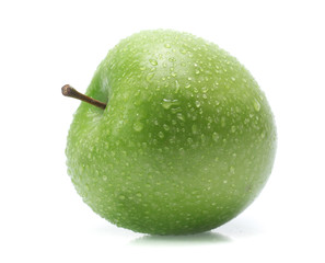 Green apple isolated on white background