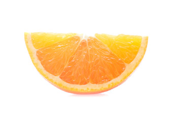 Orange fruit  isolated on white background