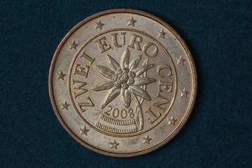 Zwei Euro Cent