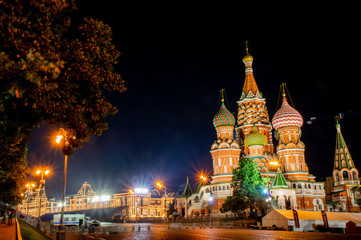 Saint Basil's Cathedral in red square