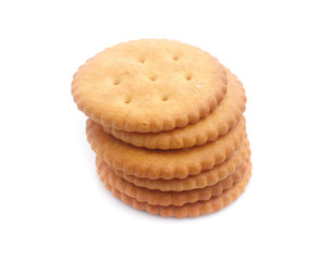 cracker  isolated on white background