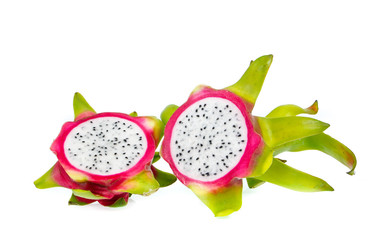 dragon fruite isolated on white