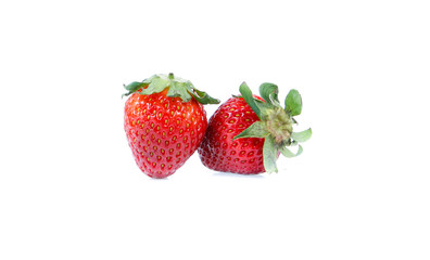 strawberry isolated on white
