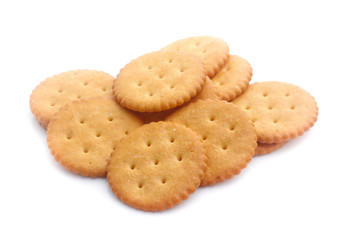 cracker  isolated on white background