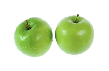 green apple isolated