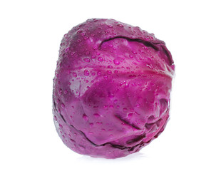 Fototapeta premium red cabbage isolated on white