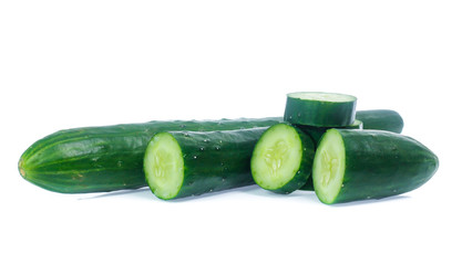 cucumber isolated on white background