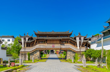 The scenery of Longquan's sword scenic spot in Lishui City, Zhejiang Province, China 
