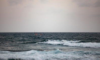 Sur la plage abandonné 