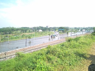 Floods inundate highways in Sidoarjo