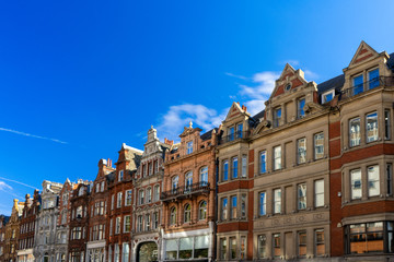 Fototapeta premium London Row Houses