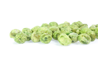 Fototapeta premium dry peas isolated on a white background