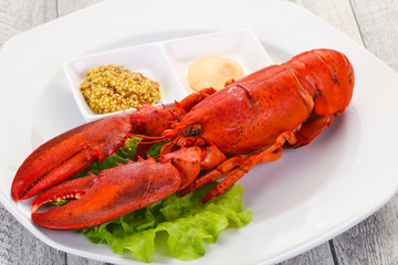 Luxury Lobster with sauce