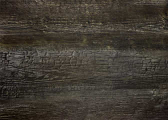 burnt wooden surface