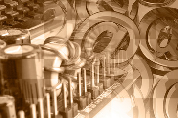 Electronic device and mail signs
