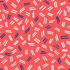 Abstract Seamless Pattern. Brush Strokes.