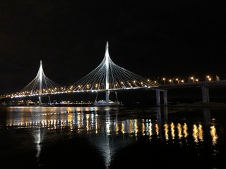 bridge at night