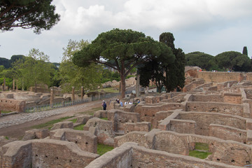 Via Decumano Massimo, Ostia Antica, Province of Rome, Lazio, Italy.