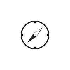 Vector compass icon. Vector web design isolated
