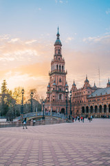 Fototapeta premium Séville place d'Espagne Espagne