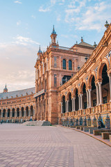 Fototapeta premium Séville place d'Espagne Espagne