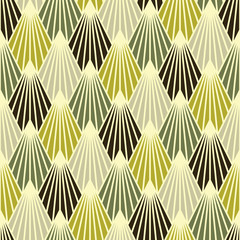 Seamless geometric pattern with rhombs. Vector of triangles. Decorative abstract background in pastel colors