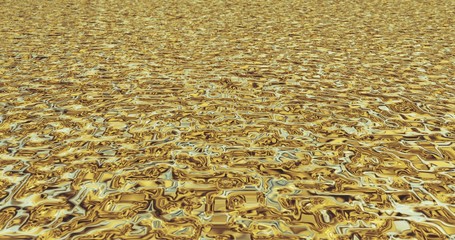 gold foil texture background 3D rendering