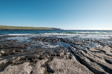 View of Moher Cliffs from Doolin in ireland