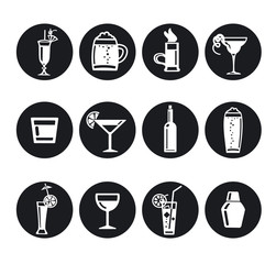 alcohol drinks icons