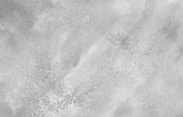 Abstract gray ink effect water color illustration. Black and white shades watercolor background. Grunge monochrome smeared grey aquarelle painted paper textured canvas for design, vintage card