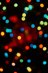 Blurred Christmas and New Year Holidays Background with bokeh