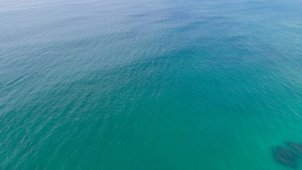 Aerial view of mystery sea wave surface