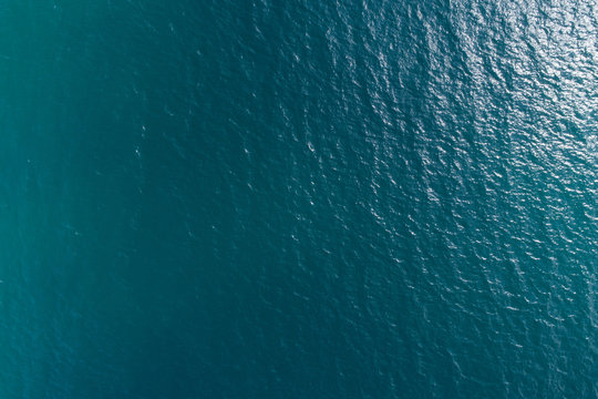 Aerial view of mystery sea wave surface