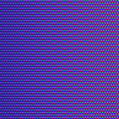 Abstract background with red, green and blue dots, like digital display. RGB screen dots pattern. Analog display television