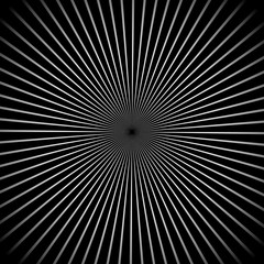 monochrome black and white lines background. optical illusion