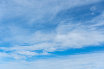 Blue Sky and clouds background; nature background