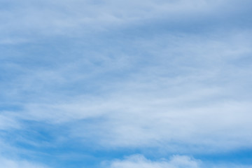 Blue Sky and clouds background; nature background